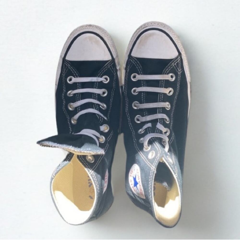 Converse Black High-Top Sneakers 7.5